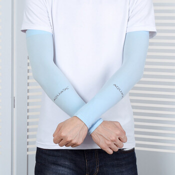 冰丝运动袖套防晒冰爽袖男女花臂套袖手袖夏季开车户外骑行护臂袖 平