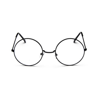 2016经典复古大框圆形眼镜框 韩版框架镜平光镜潮眼镜架 黑色