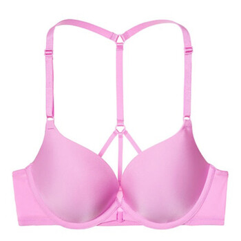 secret 维多利亚的秘密女士粉色简约时尚前扣文胸 342243 m64 36c