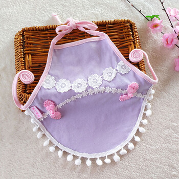 婴儿肚兜纯棉 新生儿小兜兜夏季女宝宝护肚脐-3-6个月四季通用薄