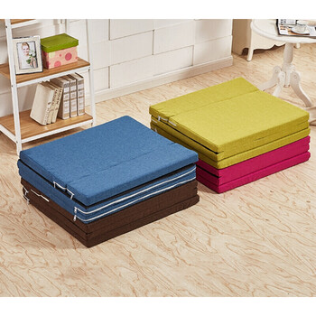 简易床垫单人折叠床垫打地铺睡垫加厚地垫办公室午休垫便携 厚度8厘米