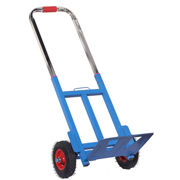 车手拉车拉杆车便携手推车拉货车搬运车拖车 加厚大号方管橡胶轮爬楼