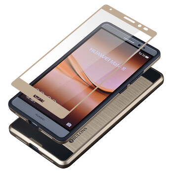 布隆斯 华为mate8手机壳超薄防摔硅胶全包边保