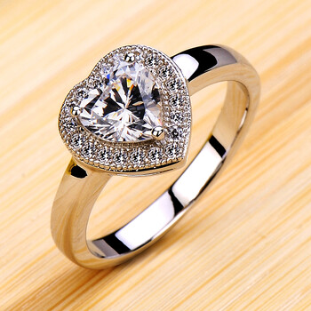 nscd戒指 高端钻戒珠宝饰品女钻戒婚戒带证书 7515 璀璨之光钻60分