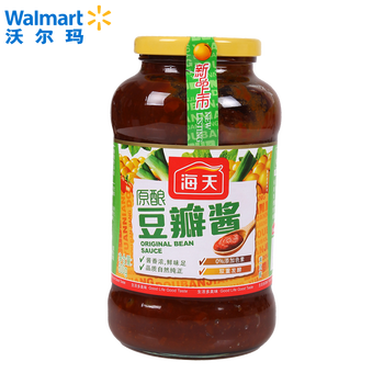 【沃尔玛】海天 原酿豆瓣酱 双重发酵 无色素 800g