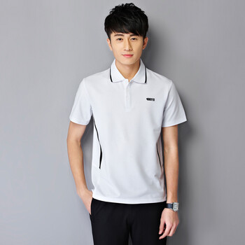 夏天男士跑步运动装夏季短袖长裤休闲运动服套装男运动中年服 白色