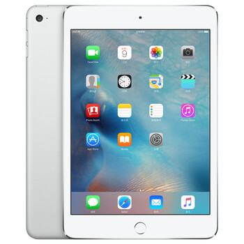 Apple iPad mini 4 平板电脑 7.9英寸（16G WLAN版/A8芯片/Retina显示屏/Touch ID技术 MK6K2CH）银色