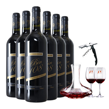 玛嘉唯诺原瓶进口澳大利亚BIN108西拉干红葡