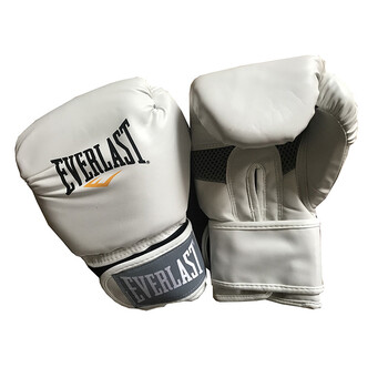 泰拳散打搏击拳击手套 沙袋训练拳击手套 白色