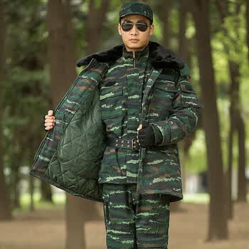 兵行者荒漠迷彩大衣城市迷彩大衣冬季加厚保暖军大衣棉大衣正品作训