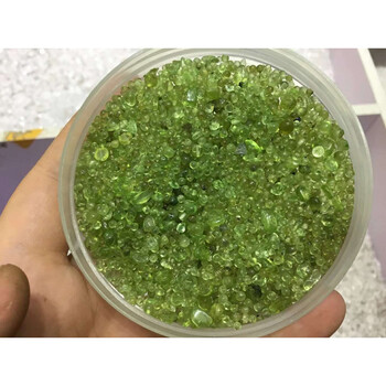 园艺装饰石粉晶鹅卵石雨花石状石头粉色水晶石头碎石多肉铺面石 优质