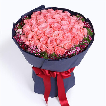 鲜花速递 鲜花 其他品牌 洛卡19朵红玫瑰生日花束鲜花速递同城全国