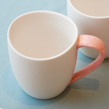 马克杯咖啡杯子陶瓷杯饮水杯家用奶杯白卖女孩的可爱情侣创意 橘色