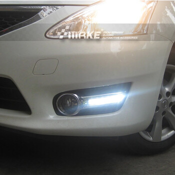 白羌笛适用于11-15款骐达日行灯雾灯改装日产新骐达日间行车灯专 骐达