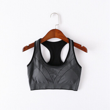 v字瑜伽运动内衣女夏2018新款加大码胖mm防震聚拢美背健身定型bra