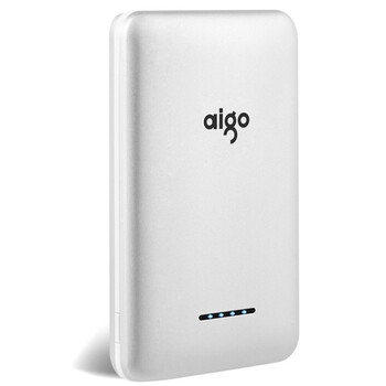 
                                        爱国者（aigo）10000毫安 S3 聚合物便携迷你 移动电源/充电宝 银色                