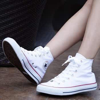 converse匡威经典高帮帆布鞋101009101010101013102307101001 白色