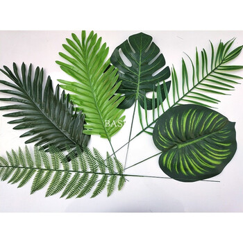 sanjinins仿真树叶网格照片墙装饰绿色植物叶子网红卧室布置diy墙面