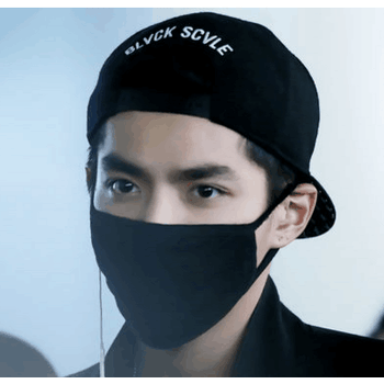 exo明星秋冬个性口罩防尘夏季男女防雾霾黑色可爱韩版潮纯棉 吴亦凡