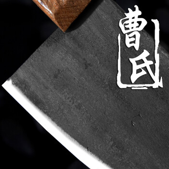 曹家刀 手工锻打夹柄三角刀剔骨刀菜刀剥皮开肚 特殊用途尖刀