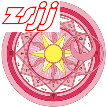 可爱儿童圆形拍照魔法阵卧室飘窗电脑椅转椅吊篮地毯c 太阳粉色 直径