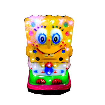 儿童摇摇车投币带音乐电动婴儿家用摇摇乐宝宝商用摇摆机 加灯海绵