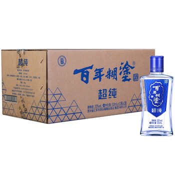 【年货钜惠】百年糊涂酒 33度 超纯 125ml*24瓶