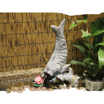 老旧石槽水槽猪槽鱼缸流水养鱼石头缸石盆花盆青石雕庭院客厅摆件