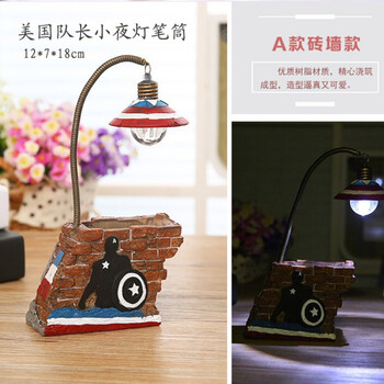 创意宫崎骏千与千寻无脸男摆件龙猫小夜灯家居