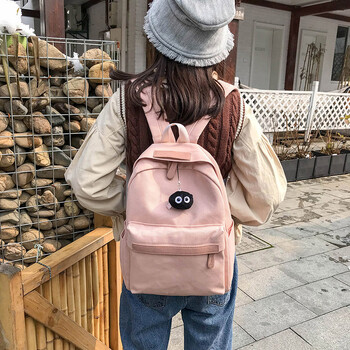 00后书包女韩版原宿ulzzang 简约百搭潮高中学生背包校园学院风双肩包