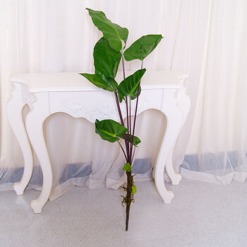 聚满福 人造花塑料花卉装饰插花 大绿色植物 绿植客厅仿真花落地花艺
