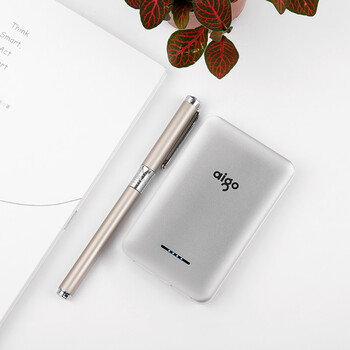 
                                        爱国者（aigo）10000毫安 S3 聚合物便携迷你 移动电源/充电宝 银色                