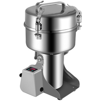 中药材粉碎机商用五谷磨粉机超细打粉机研磨机家用钢磨