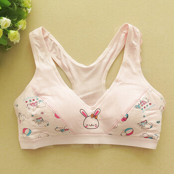 女童文胸胸罩女大童抹胸内衣发育期9-12岁学生胸衣儿童装小背心 萌萌