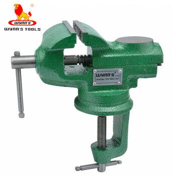 wynns威力狮 燕尾式台虎钳 360度台钳 台式夹持钳 工作台钳 固定台钳