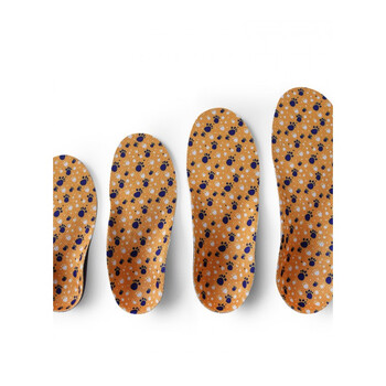 儿童足弓垫扁平足鞋垫足内翻垫内八字型垫高足弓x腿鞋垫 黄色(xs 19