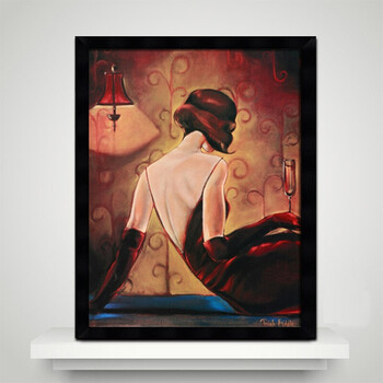 酒吧创意个性装饰画服装店挂画性感美女油画卧室床头壁画欧式艺术 06