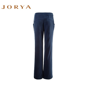 JORYA欣贺卓雅休闲裤秋款简约百搭通勤OL微喇F1402806 红色 6