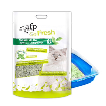AllforPaws猫砂:天然环保,强大吸收,聚结方便