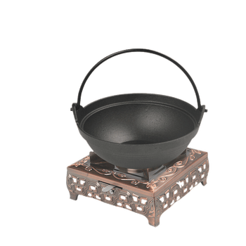 寿喜烧锅日式铸铁锅手挽锅煲仔锅火锅汤锅铁锅日式小火锅铸铁吊锅