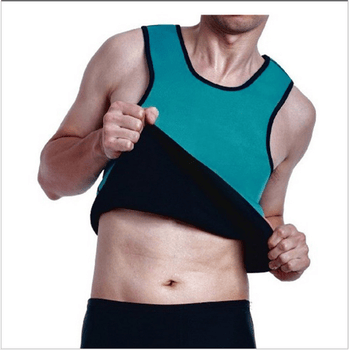 男士塑身衣收腹束腰减啤酒肚燃脂带美体隐形无痕衣减肚子 绿色(不带