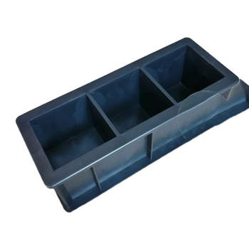 7模具100三联试压模抗渗可拆试块塑料盒子 7号/加厚三联100*100*100