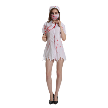 大人万圣节鬼衣恐怖清朝僵尸丧尸服装黑白无常死神贞子衣服cos装 大人