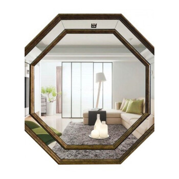 理发镜子美容镜贴片八角镜化妆镜玄关装饰镜卫生间浴室镜理发店镜