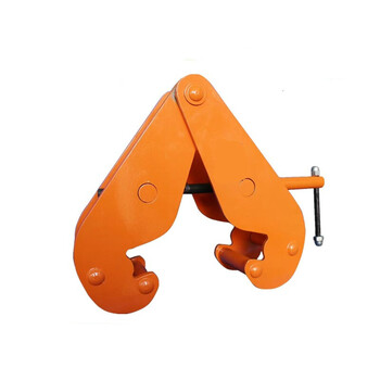 工字钢夹钳1吨2t3加固耐用yc型起重工具10钢轨夹持器5起重钳 5吨开口