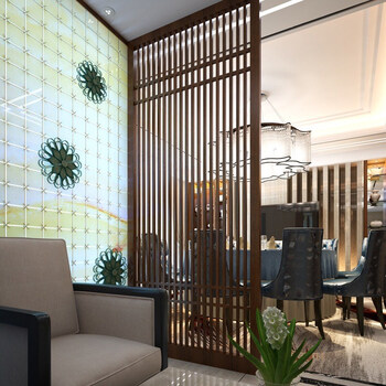 上海厂家直销镂空花格隔断通花板屏风玄关雕花板隔断屏风