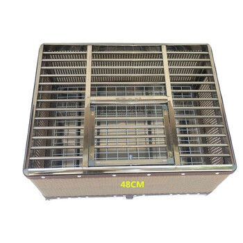 鸽子笼信鸽放飞笼赛鸽训放笼放鸽笼训鸽具用品藤笼不锈钢折叠 48cm(装