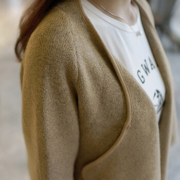 月梵 短外套女春秋2015新款女士秋季韩版修身百搭休闲外套 19 藏青 M