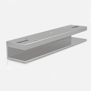 古达 玻璃门上下门夹无框铝合金感应门夹具门禁磁力锁电插锁不锈钢