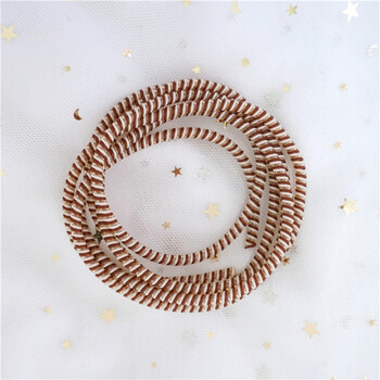 数据线保护绳苹果三合一oppo华为ipad安卓手机通用弹簧绳缠绕线 白